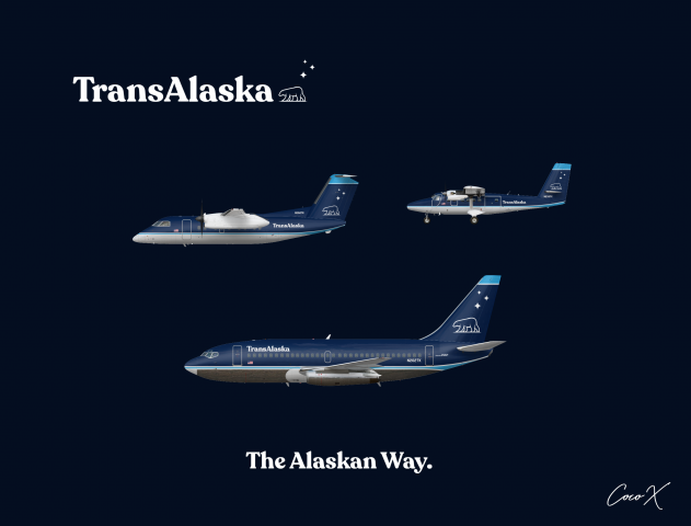 Trans Alaska Airlines - The Alaskan Way. Trans Alaska Airlines - The Alaskan Way.