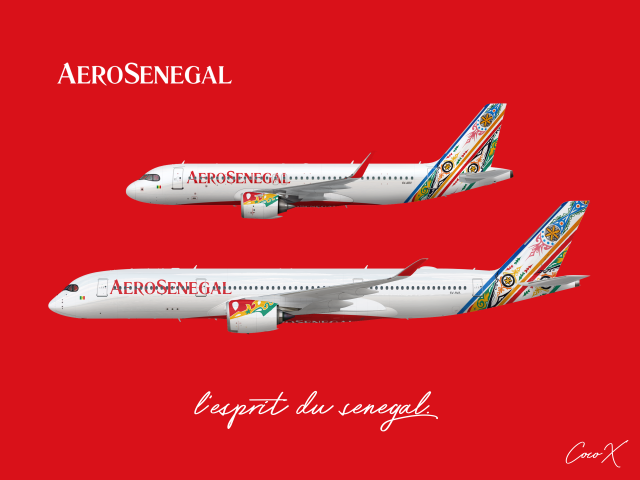 AeroSenegal A320neo & A350