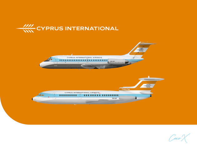 Cyprus International Airways - Late 60s to 1974 Fleet.