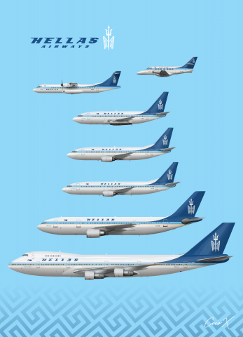 Hellas Airways - 1980s/90s Hellas Airways - 1980s/90s