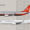 AviaMéxicana XA-OHA Before and After (1991 - 2016 Livery and 2016 - Livery)