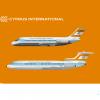 Cyprus International Airways - Late 60s to 1974 Fleet.