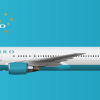 Linhas Aéreas Brasileiro 767-300ER (1989-1996 Livery)