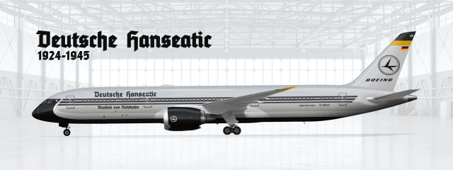 Deutsche Hanseatic Boeing 787-9 "Retro MK.1"