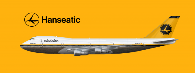 Deutsche Hanseatic Boeing 747-100 "1970-1984"