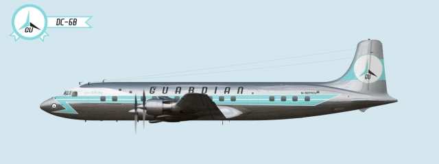 Douglas DC 6B Guardian Airlines