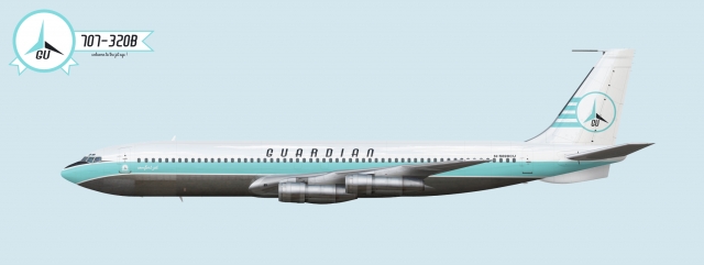 Boeing 707 320B Guardian Airlines Boeing 707 320B Guardian Airlines