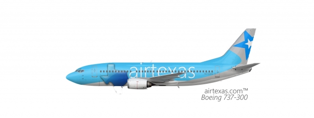 1987 (Current Use) airtexas Boeing 737-300