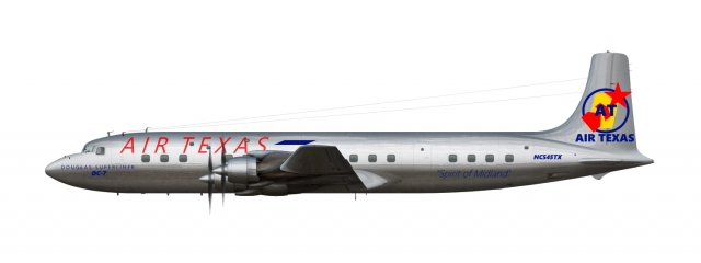 1958-1969 Douglas DC 7C AirTexas 1958-1969 Douglas DC 7C AirTexas