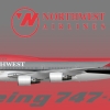 Northwest Boing 747 400