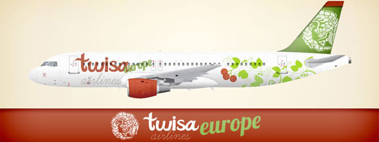 Twisa Airlines Europe Livery