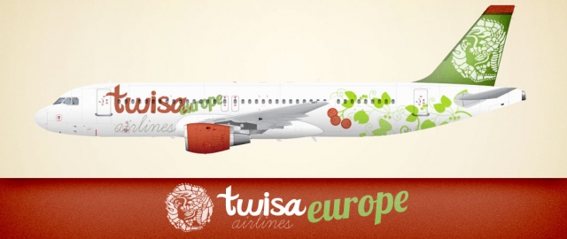 Twisa Airlines Europe Livery
