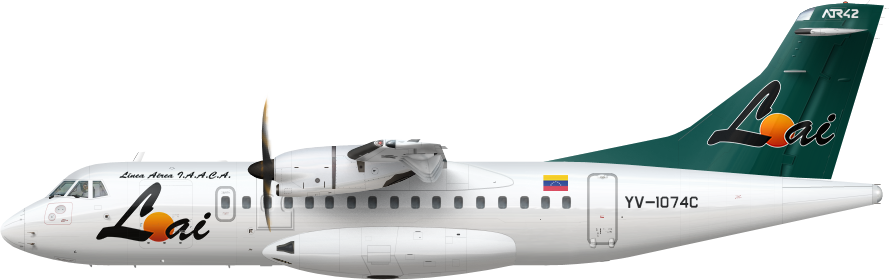 ATR 42-312 Linea Aérea I.A.A.C.A. - Lai YV-1074C (Circa 2002)