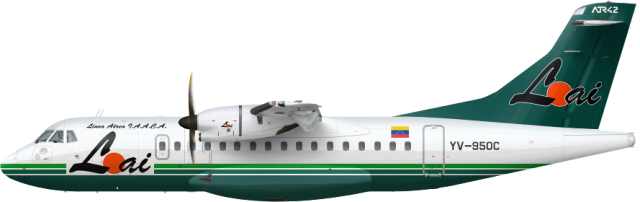 ATR 42-320 Linea Aérea I.A.A.C.A. - Lai YV-950C (Circa 1995)