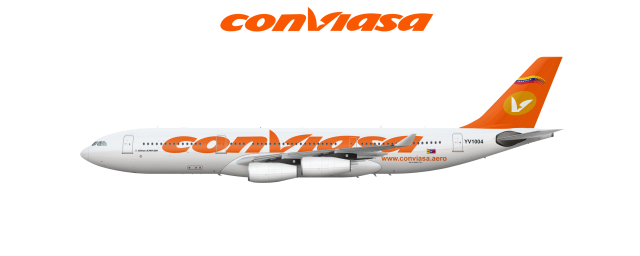 Airbus A340-200 Conviasa YV1004