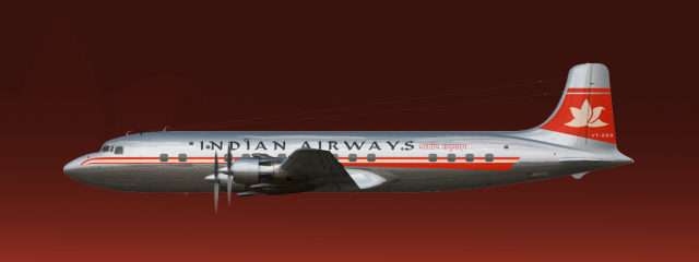 Indian Airways 50s livery | DC-6B