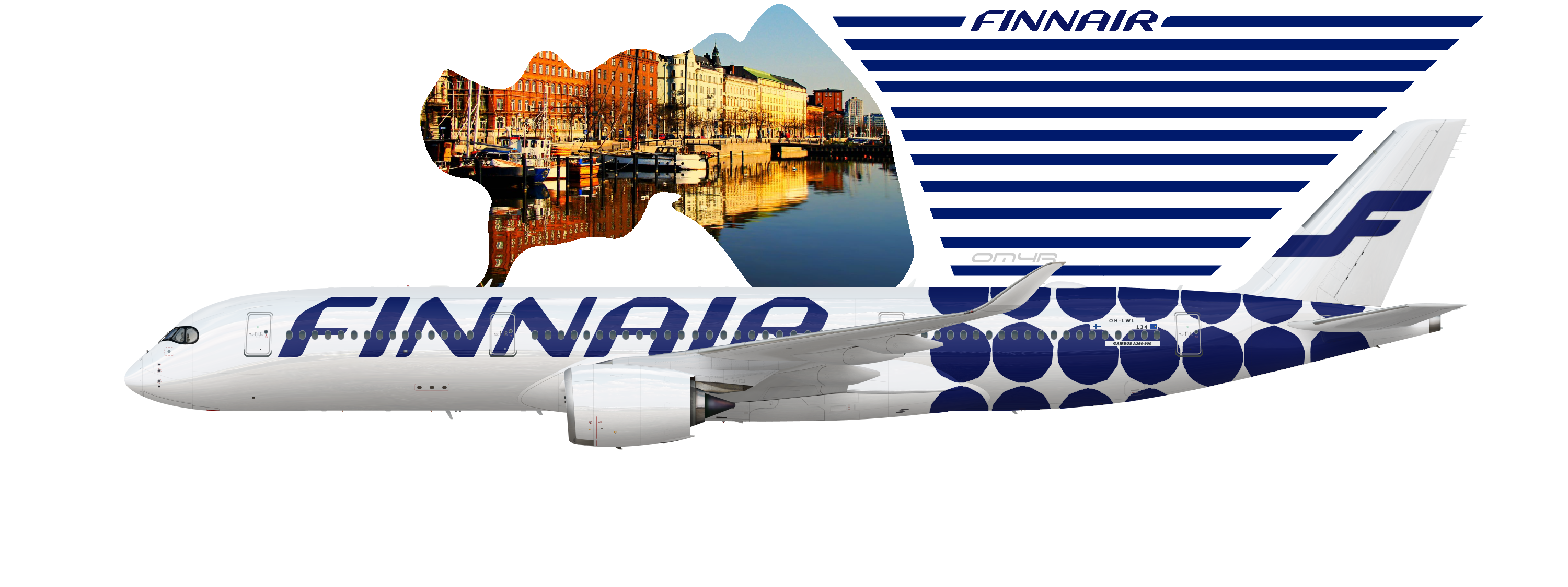 Finnair A350 900 Marimekko Kivet - 0M4R's Laboratory - Gallery
