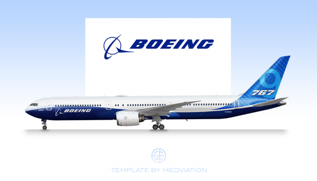 Boeing House Colours, Boeing 767-9 Boeing House Colours, Boeing 767-9