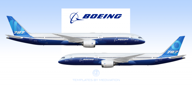 Boeing House Colours, Boeing 787-9, -10