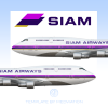 Siam Airways 1970s, Boeing 747-300M