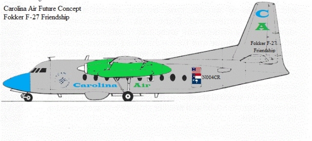 Carolina Air Fokker F-27 Carolina Air Fokker F-27