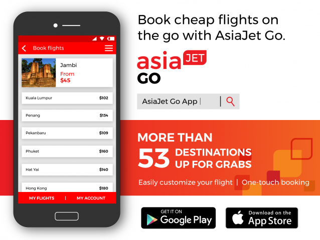 AsiaJet Go App (In-App flight booking)