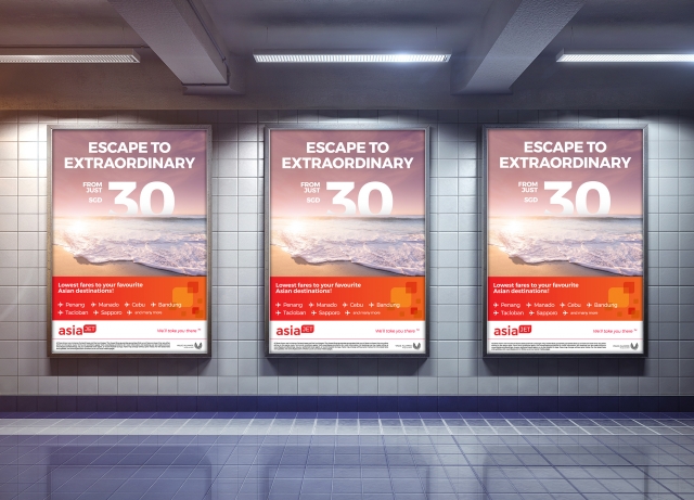 AsiaJet Airways "Escape to extraordinary" Ad