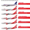 AsiaJet Airways Airbus A320-200 Liveries Evolution