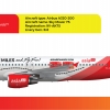 AsiaJet Airways AsiaRewards™ A320-200 Livery