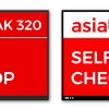 AsiaJet Airways Check In Information Displays