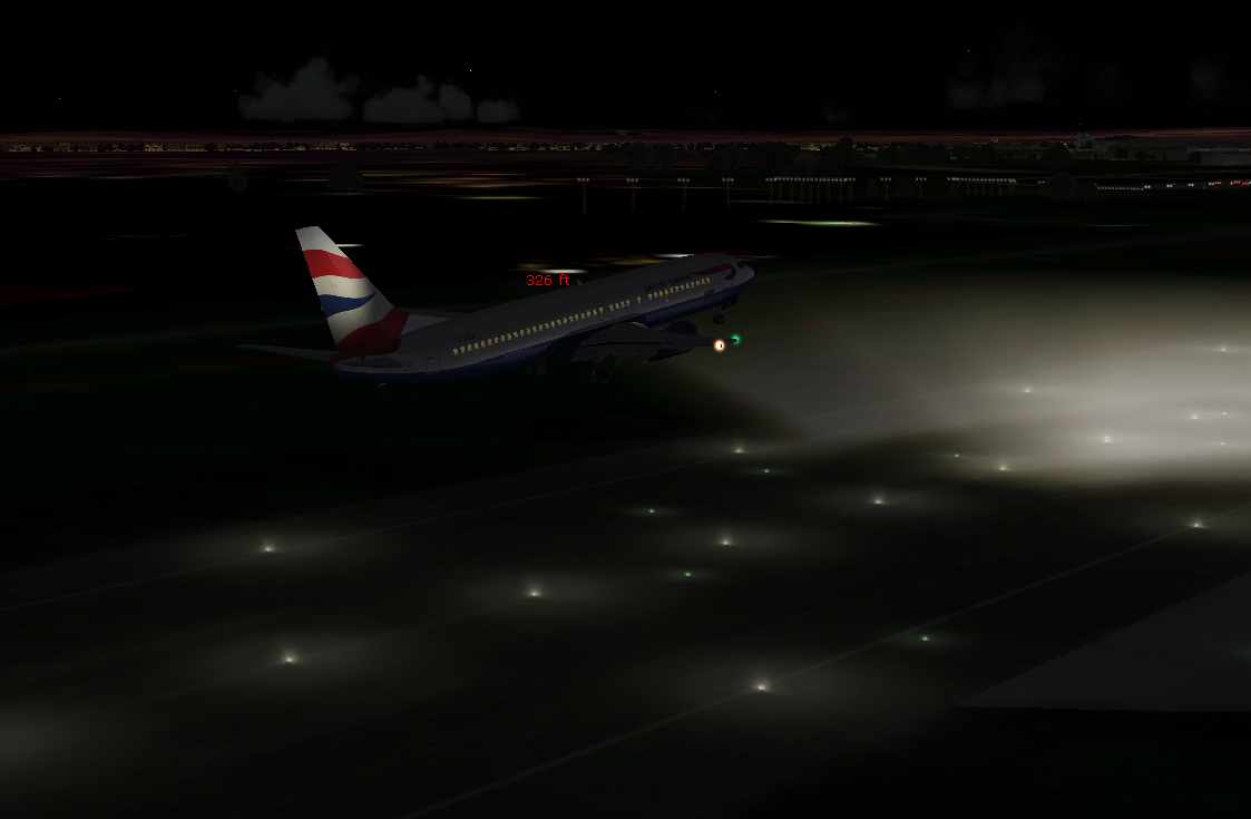 BA POSKY 738 landed