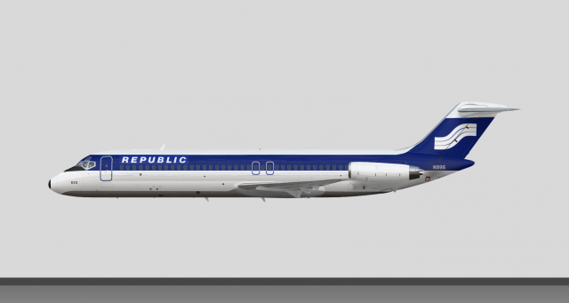 Republic Airlines (Southern Airways) McDonnell Douglas DC-9-31 N89S Republic Airlines (Southern Airways) McDonnell Douglas DC-9-31 N89S