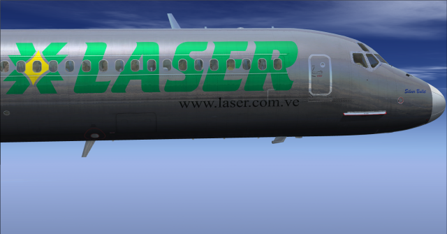 McDonnell Douglas MD-82 YV3365 Laser Airlines "Silver Bullet"