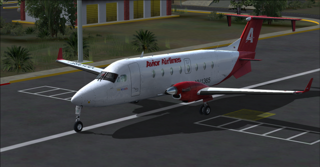 Beechcraft 1900D Avior Airlines St Barbara Airport