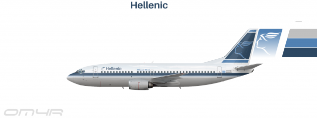 Hellenic 737-300 (90's scheme)