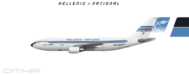 Hellenic National A300 (60's livery)