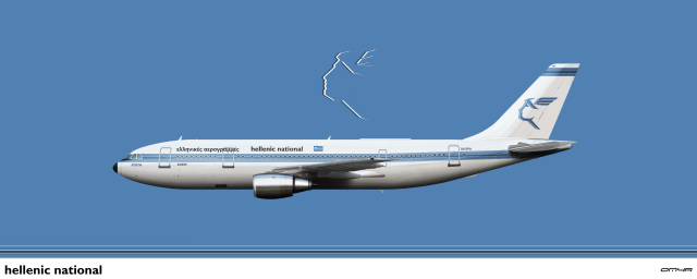 Hellenic A300B2 (70's scheme)