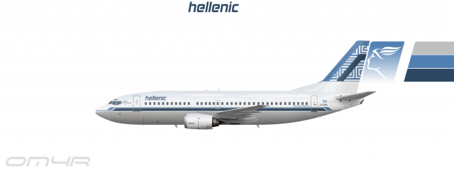Hellenic 737-300 (80's scheme)