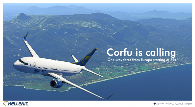 Hellenic National Corfu Advertisement