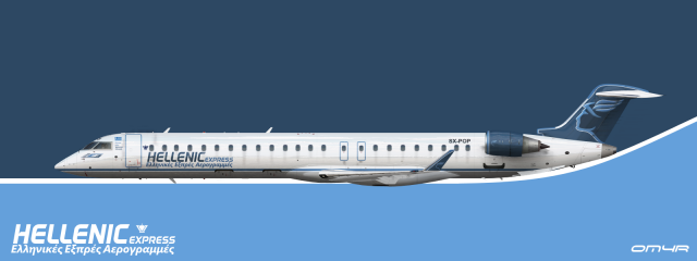 Hellenic Express CRJ-900 (10's scheme)