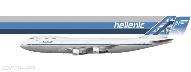 Hellenic 747-200 (80's scheme)