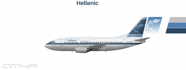 Hellenic 737-500 (90's scheme)