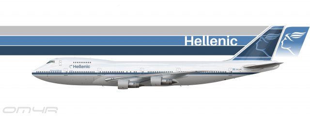 Hellenic 747-200 (90's scheme)