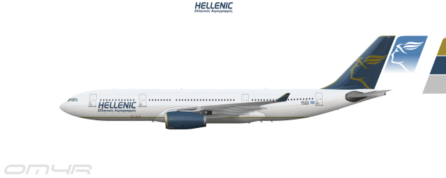 Hellenic A330-200 (00's scheme)