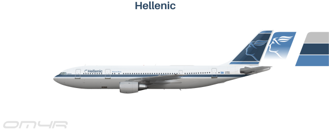 Hellenic A300B2 (90's scheme)