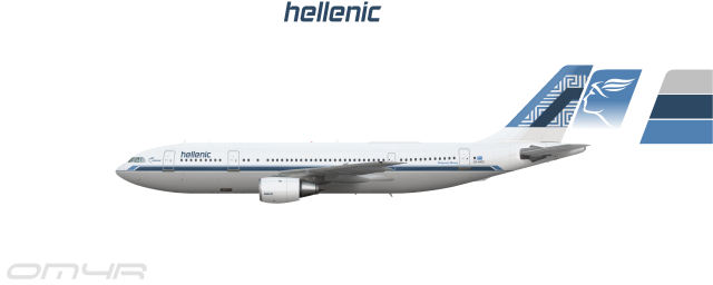 Hellenic A300B2 (80's scheme)