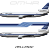 Hellenic DC-10 Poster (80's-00's scheme)