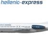 Hellenic Express Fokker 28 MK2000 (80's scheme)