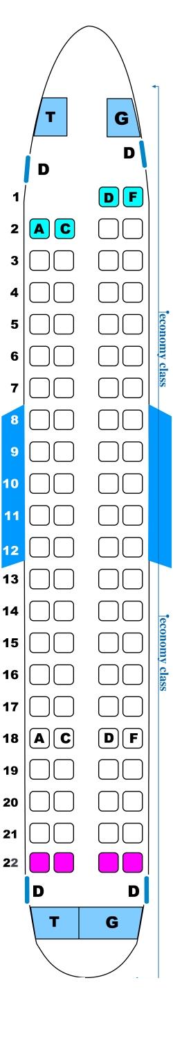 Embraer 175 Seating Chart