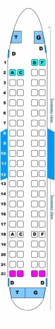 680 Embraer 175 (E70) Seating Chart